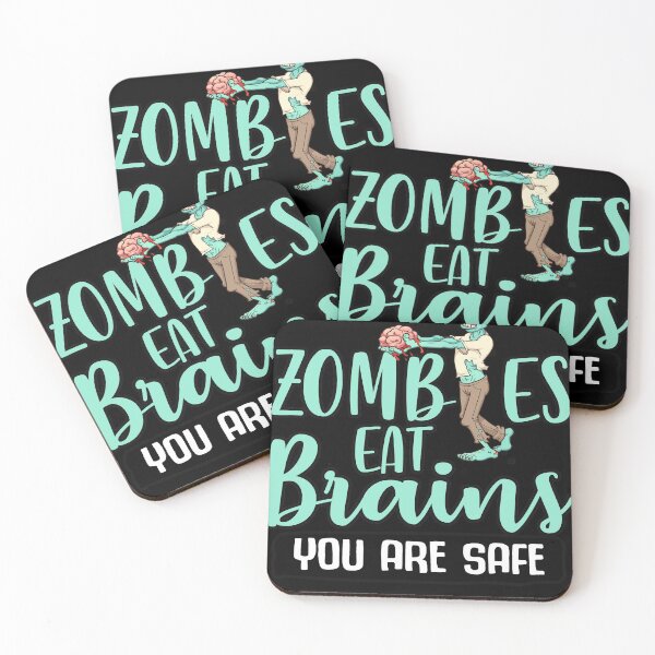 Item preview, Zombies Eat Brains You Are Safe Halloween designed and sold by Halloweenishere.