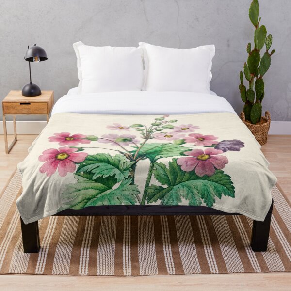 Item preview, Chinese Primrose Pink Floral Botanical Illustration designed and sold by sky stephens.