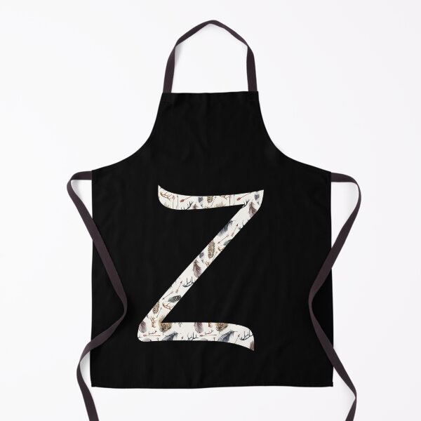 Item preview, Bohemian Letter Z With Feathers and Antlers designed and sold by Jennifer Church.