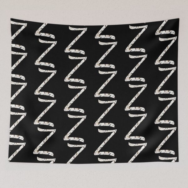 Item preview, Bohemian Letter Z With Feathers and Antlers designed and sold by Jennifer Church.