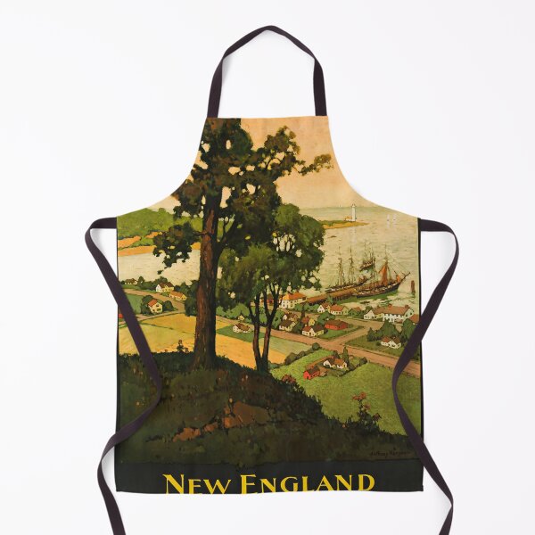 Item preview, New England retro poster designed and sold by CorasPosters.