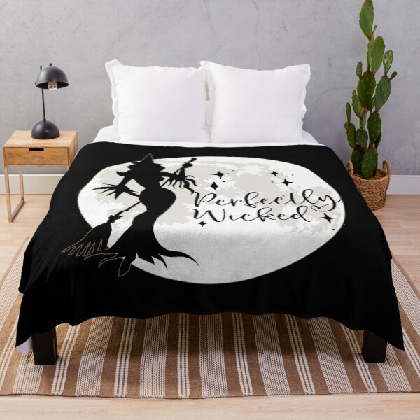 Item preview, Perfectly Wicked Witch Moon Broom Halloween designed and sold by Halloweenishere.