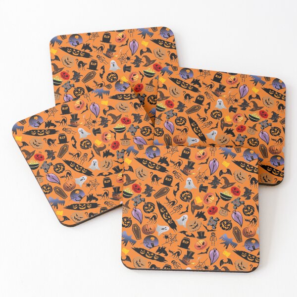 Item preview, Halloween pattern seamless spooky designed and sold by Pattern-ify.