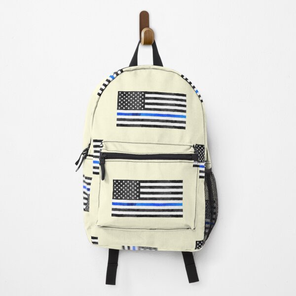 Item preview, Blue Line USA Flag America Watercolor designed and sold by thefrshmachine.