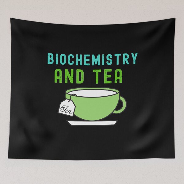 Item preview, FUNNY BIOCHEMIST RETRO TEXTURED BIOCHEMISTRY AND TEA    designed and sold by Hippiesole.