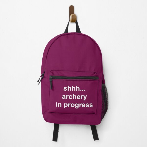 Item preview, Archery Hobbies- Shhh In Progress Archery- Archers Funny Quotes Gift Ideas designed and sold by Sugar-Magnolia.