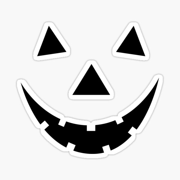 Item preview, Black halloween pumpkin face designed and sold by Salma Ismail.