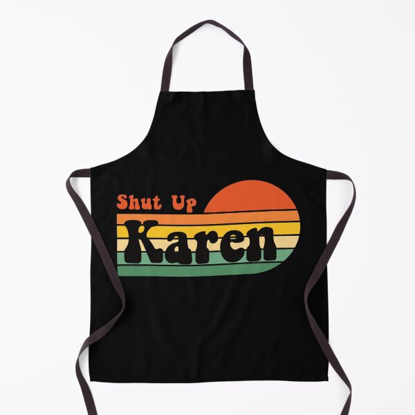 Item preview, Shut Up Karen Funny Karen Meme Retro Sunset designed and sold by ZiesMerch.