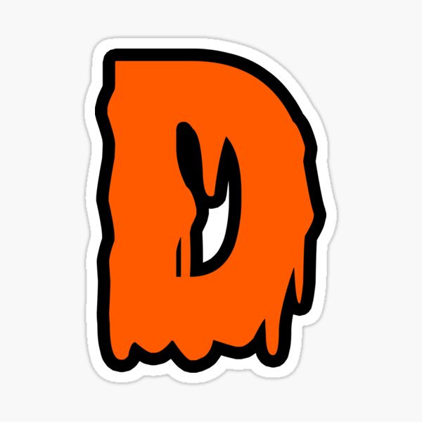 Darice Orange Large Block Font Letter Stickers 160 pc for sale