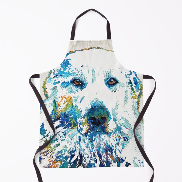 Item preview, Colorful Great Pyrenees Dog - Sharon Cummings designed and sold by Sharon Cummings Art.