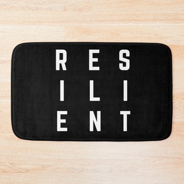 Item preview, Resilient Black and White Square Shaped Text designed and sold by Rebeccadr119.