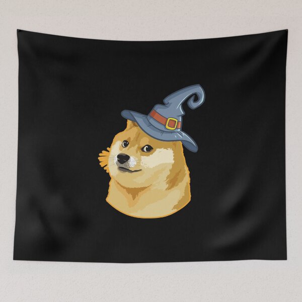 Item preview, Halloween Dog meme - Doge meme designed and sold by tinypurpleland.