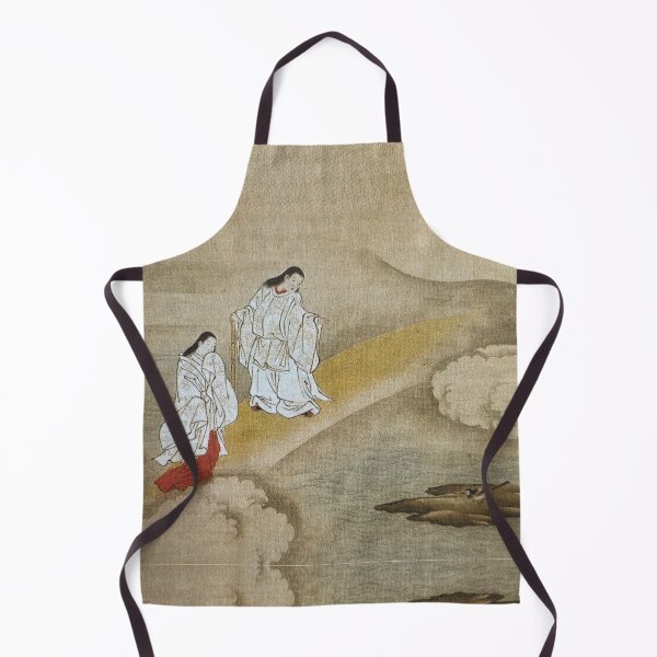 Item preview, Hanging Scroll by Nishikawa Sukenobu, 18th Century Japan designed and sold by owlandmushrooms.