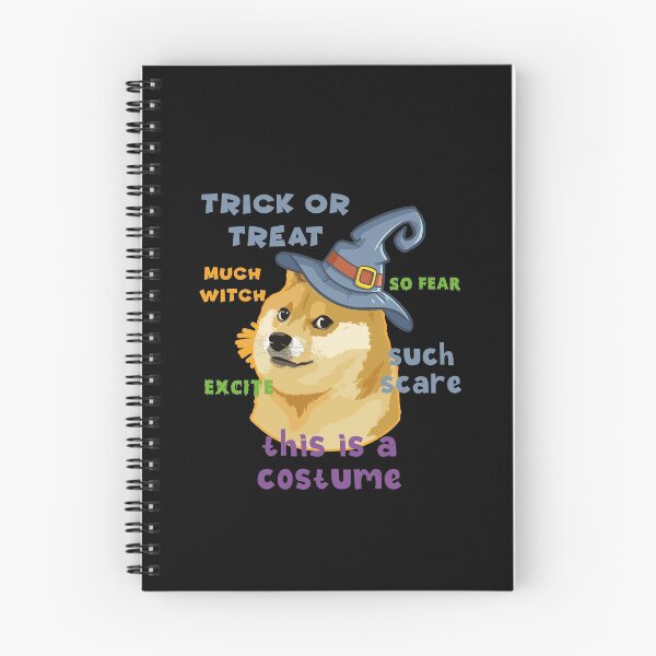 Item preview, Halloween Dog meme - Doge meme sayings designed and sold by tinypurpleland.