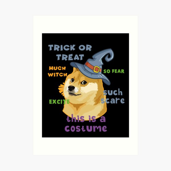 Doge Meme Art Prints Redbubble - classy doge roblox