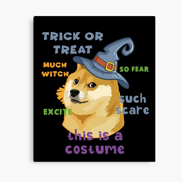 Doge Meme Canvas Prints Redbubble - karen where are my robux trapped doge know your meme
