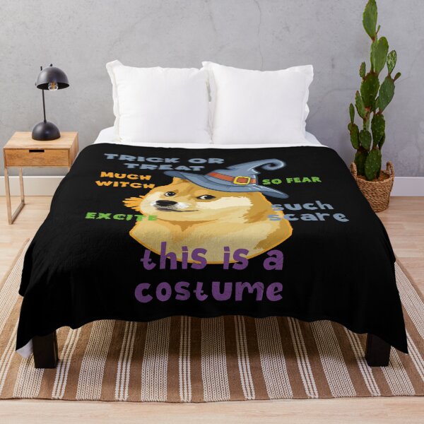 Item preview, Halloween Dog meme - Doge meme sayings designed and sold by tinypurpleland.
