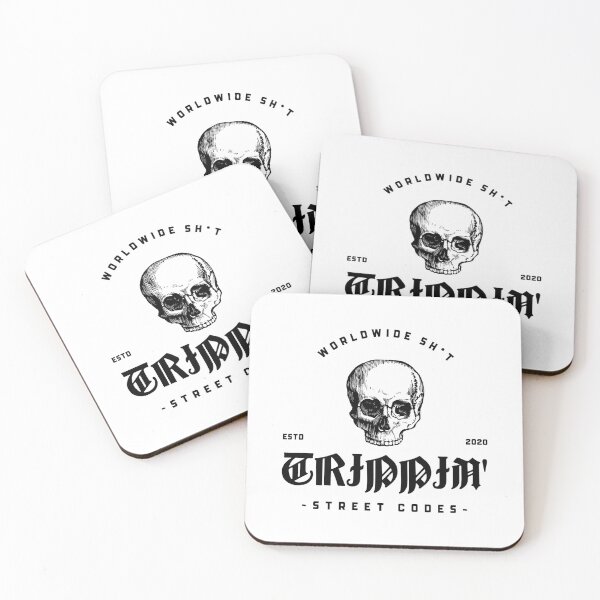 Item preview, Trippin skull street codes streetwear design clothing brand designed and sold by OVERSAI.