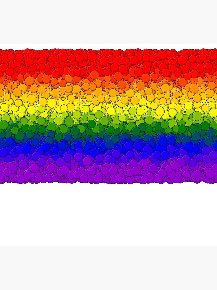 Thumbnail 5 of 5, Socks, LGBTQ Pride Flag Bubbles designed and sold by MathenaArt.