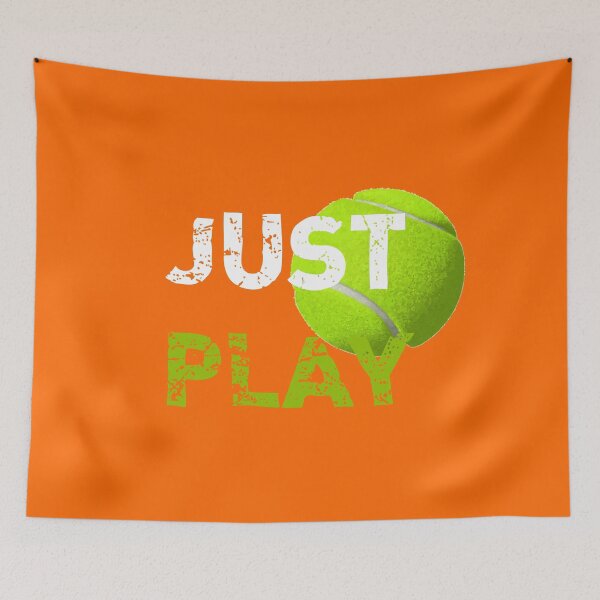 Item preview, Just Play love tennis orange designed and sold by oxoxoxo.