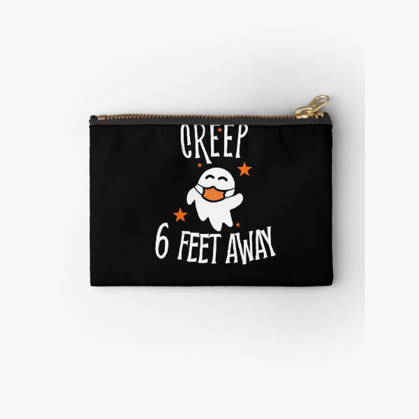 Item preview,  Creep 6 feet away ghost face mask halloween 2020 designed and sold by RainbowPandas.