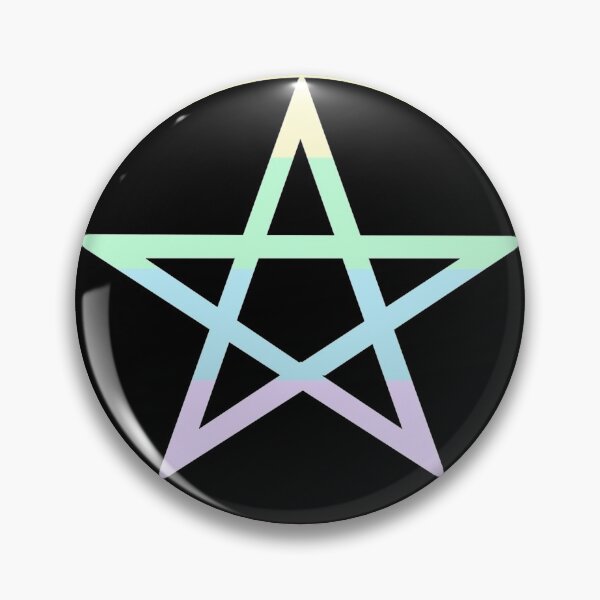 Item preview, Pastel Goth Pagan Pentagram designed and sold by Hallows03.