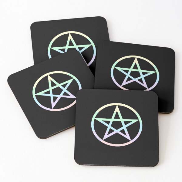 Item preview, Pastel Goth Pagan Pentagram designed and sold by Hallows03.