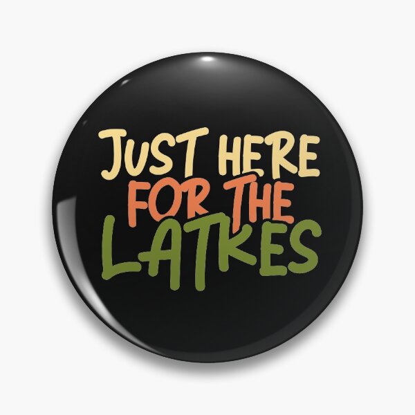 Item preview, Just Here For The Latkes designed and sold by JewNana.