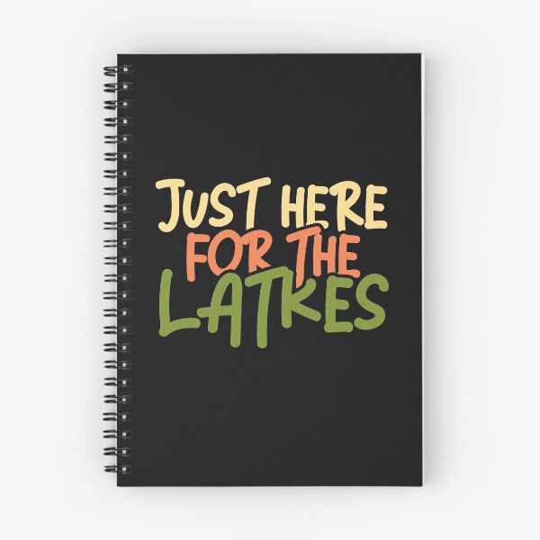 Item preview, Just Here For The Latkes designed and sold by JewNana.