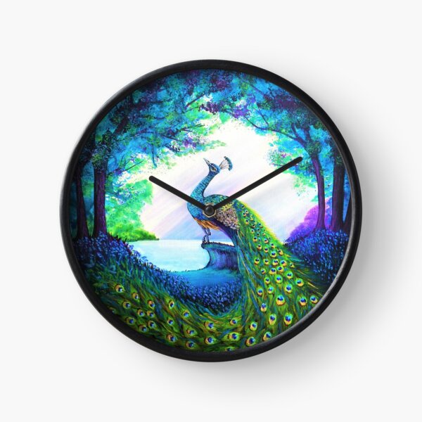 Un matin majestueux Horloge