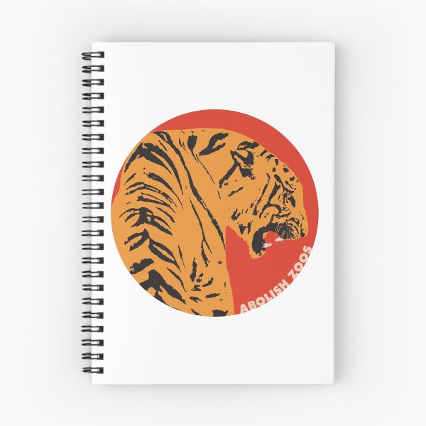 Item preview, Abolish Zoos, simple tigre naranja con un sol rojo designed and sold by robalonso.