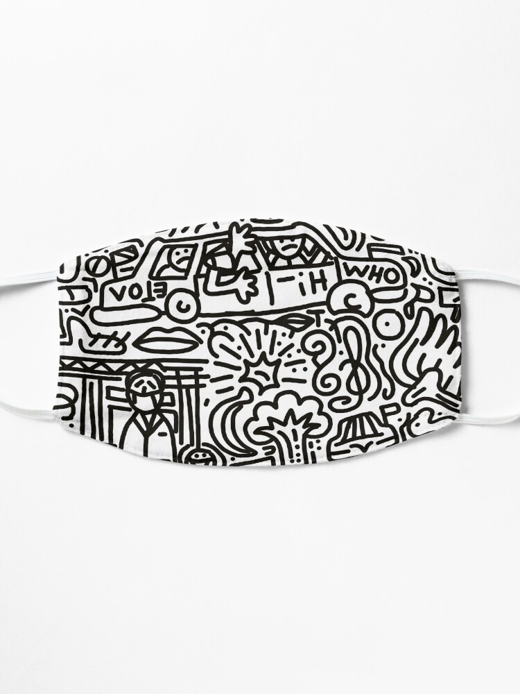 Alternate view of Famous impatient patient mask Mask