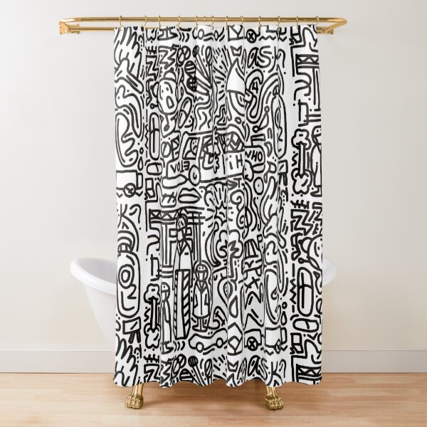 Famous impatient patient mask Shower Curtain