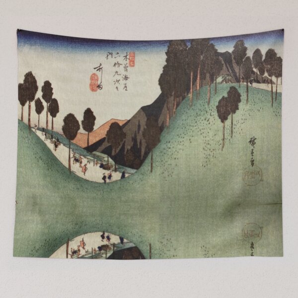Item preview, A Green Valley With Trees, 1834, Japan designed and sold by owlandmushrooms.