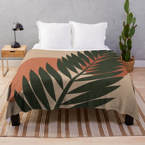 Item preview, Abstract Coconut Tree Leaf - Botanical Boho designed and sold by technicolorable_art.