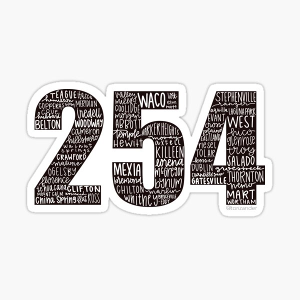 Area Code 254 Gifts Merchandise Redbubble