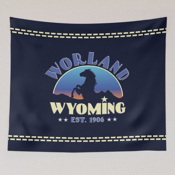 Item preview, Worland, Wyoming Wild Horse Gifts designed and sold by NoBonesLife.