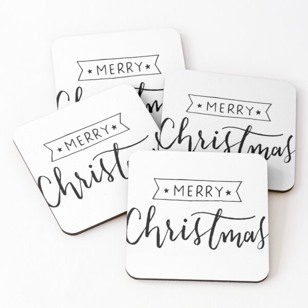 Item preview, Merry Christmas banner typography designed and sold by RaionKeiji.
