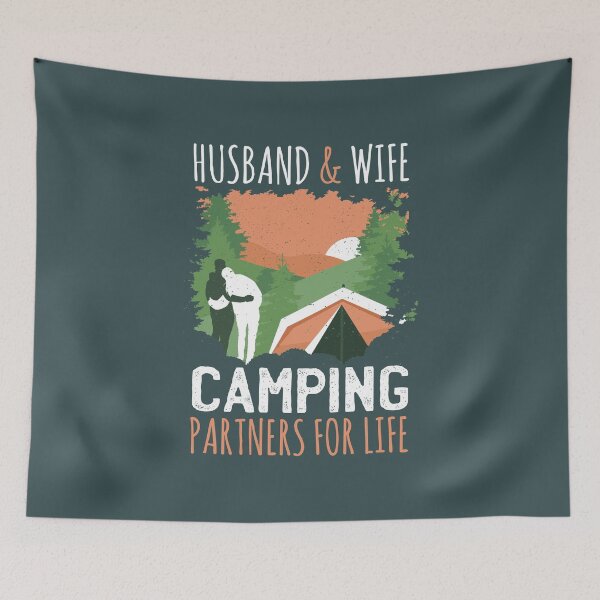 Item preview,  Husband & Wife Camping Partners for Life designed and sold by rbtee8.