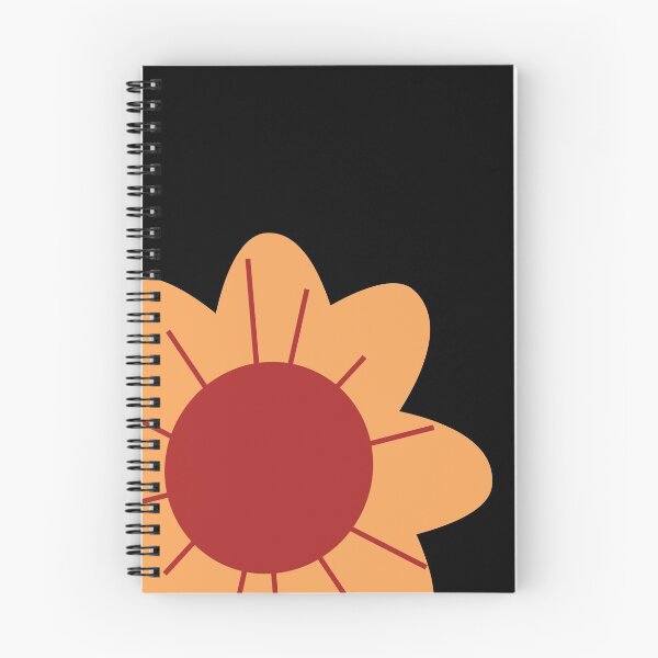 Item preview, Mid Century Sunflower in Black designed and sold by AngieHursh.