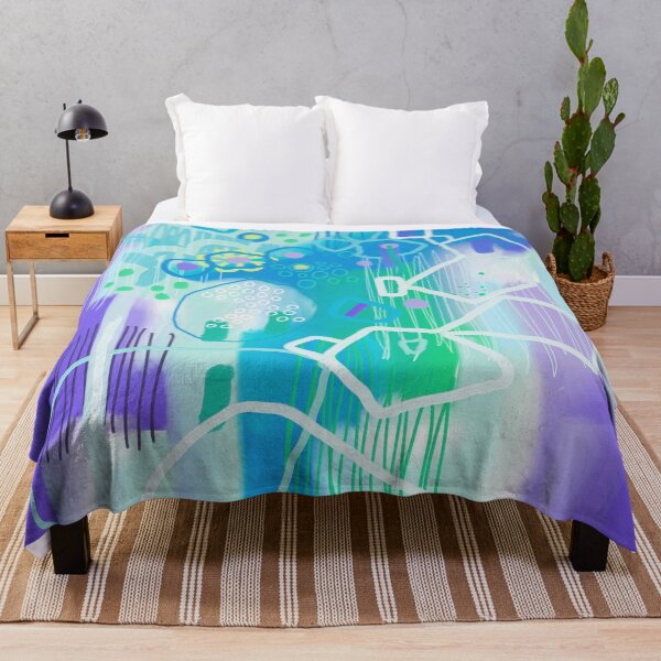 Item preview, Contemporary Blue Floral designed and sold by porter-mckeenn.