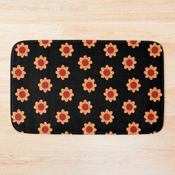 Item preview, Mid Century Sunflower Pattern in Black designed and sold by AngieHursh.