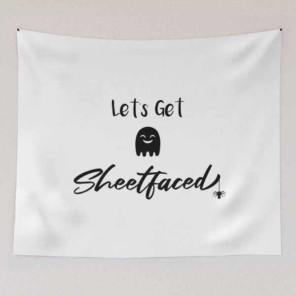 Item preview, Let's Get Sheet Faced Funny T-Shirt Gift For Halloween 2020, Custom t-shirt For Halloween Day, Fall t-shirt designed and sold by otage79.