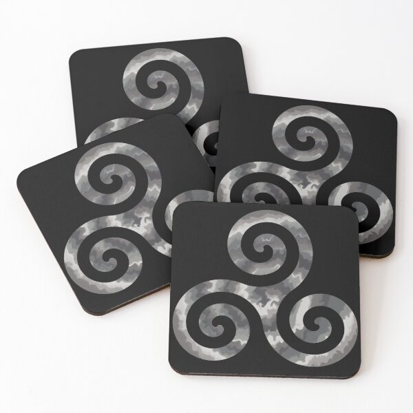 Item preview, Celtic Triskele 2 - Black background designed and sold by NYXFN.