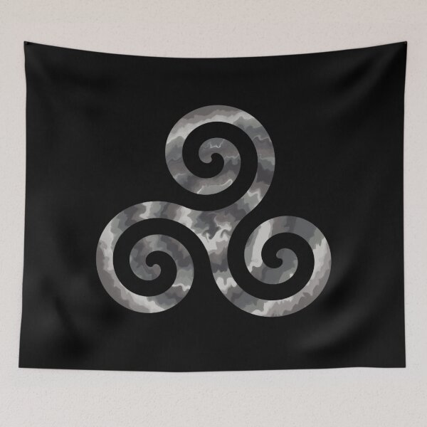 Item preview, Celtic Triskele 2 - Black background designed and sold by NYXFN.