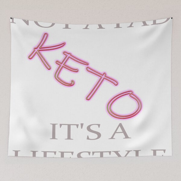 Item preview, KETO NOT A FAD IT'S A LIFESTLE designed and sold by Graykat.