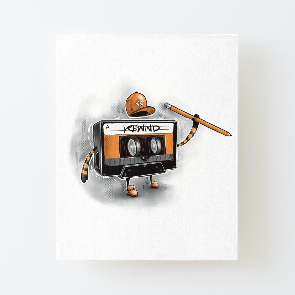 Rewind Canvas Mounted Print