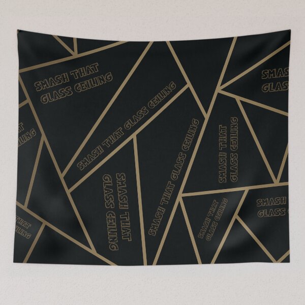 Item preview, Smash That Glass Ceiling! (Black/gold) designed and sold by HeraAndKosmos.