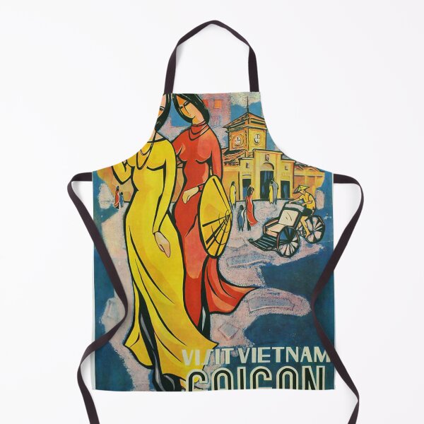 Item preview, Visit Vietnam retro poster designed and sold by CorasPosters.