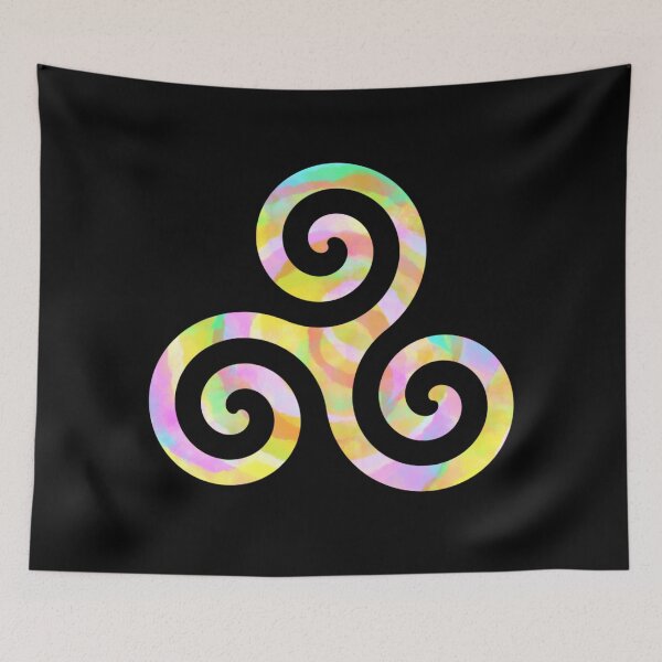 Item preview, Celtic Triskele 4 - Black background designed and sold by NYXFN.